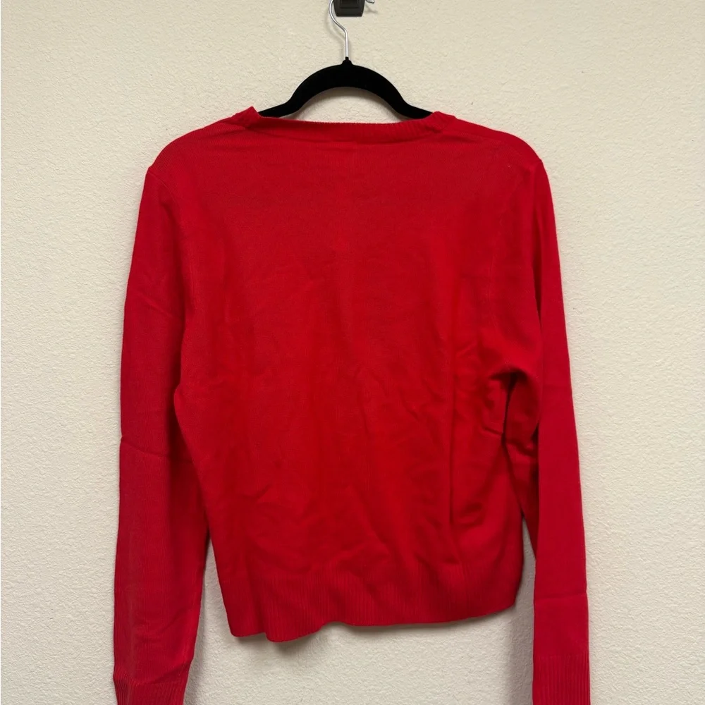 Pink x Frankie’s Bikinis Red Sweater - M - Picture 2 of 5